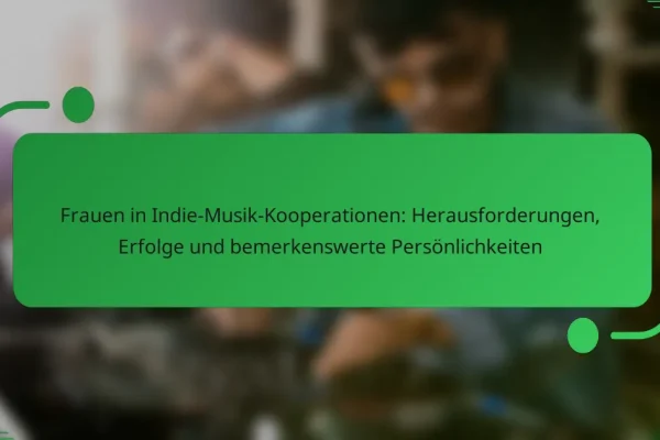 Frauen in Indie-Musik-Kooperationen: Herausforderungen, Erfolge und bemerkenswerte Persönlichkeiten
