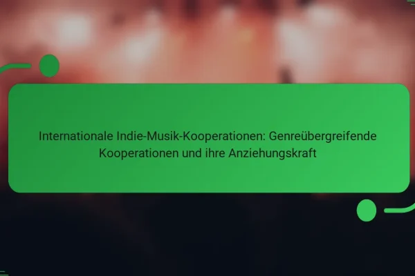 Internationale Indie-Musik-Kooperationen: Genreübergreifende Kooperationen und ihre Anziehungskraft